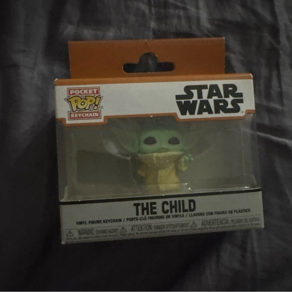 Star Wars Pocket Pop! Keychain - The Child Green and Tan